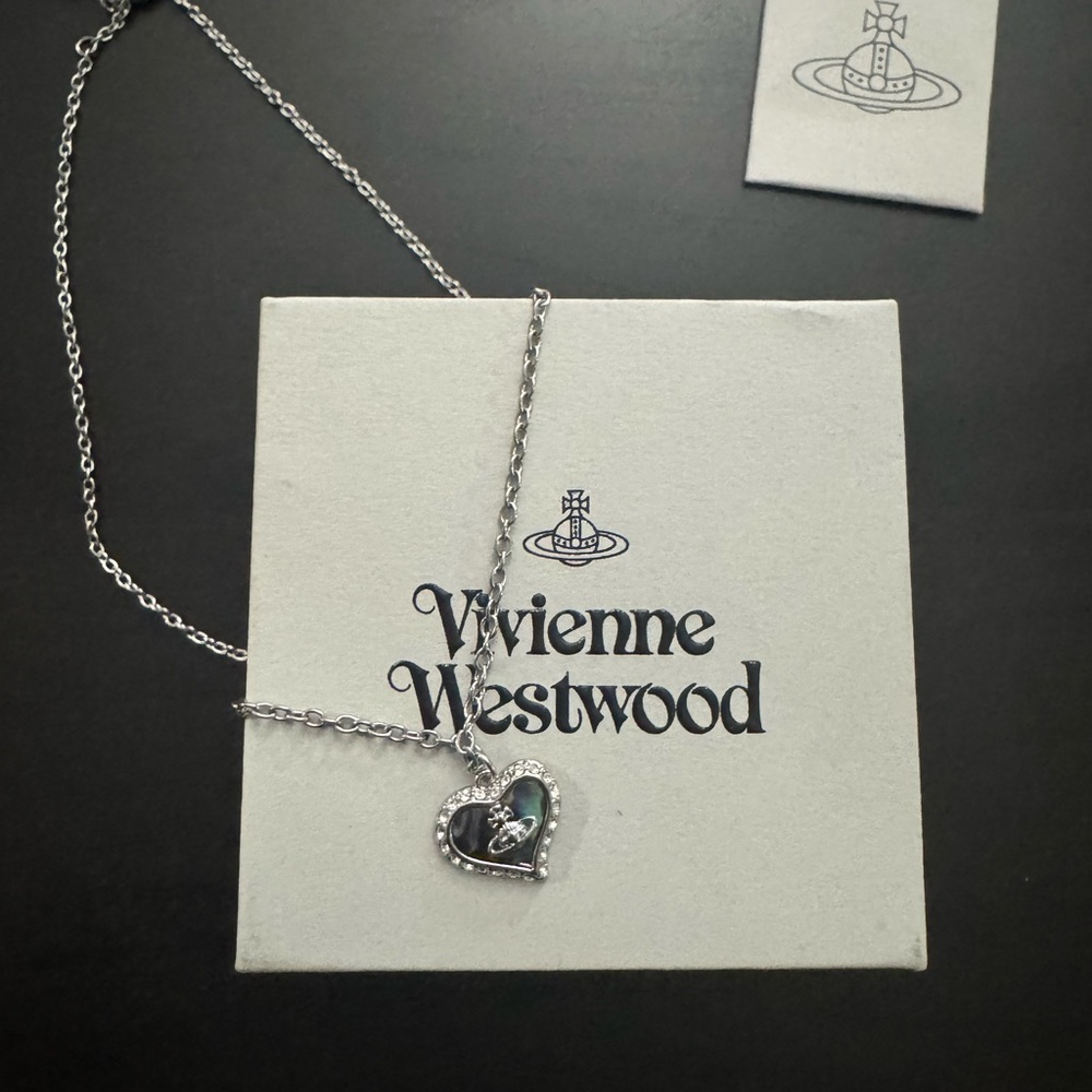 Vivienne Westwood Silver Heart Necklace